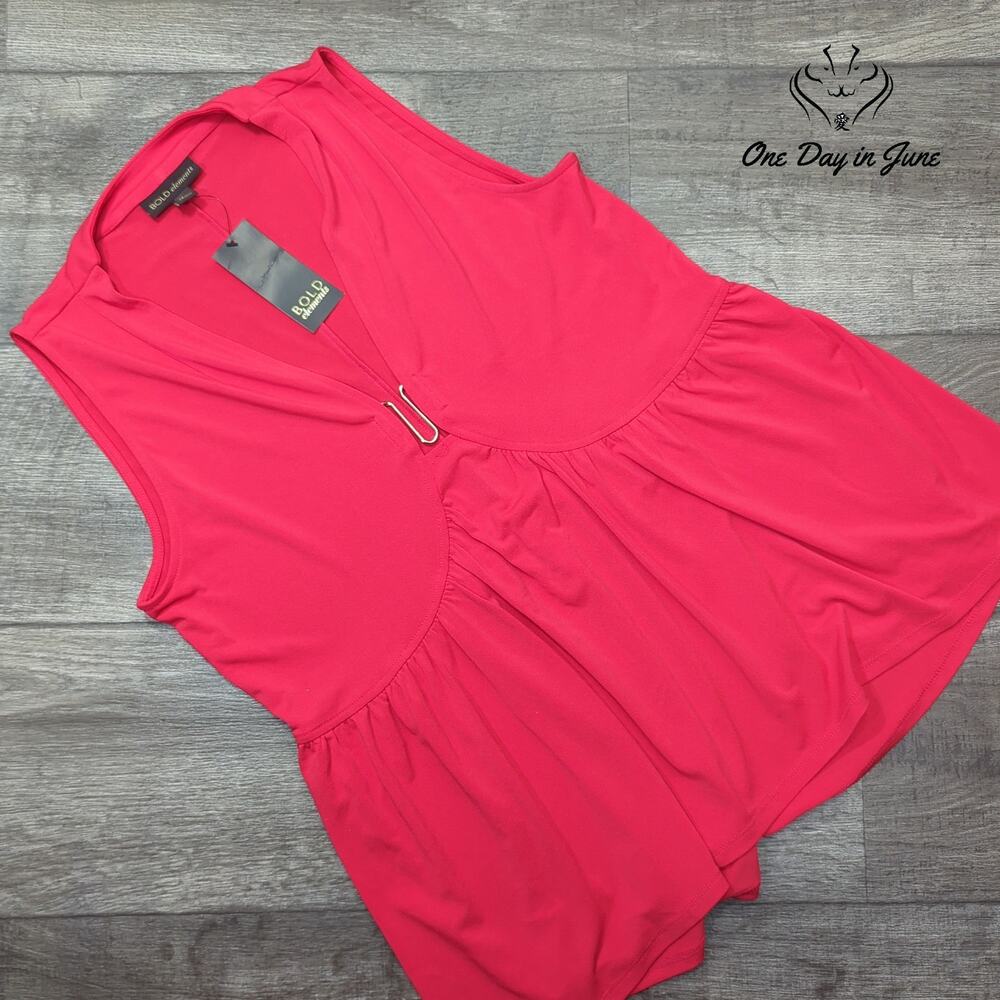 Bold Elements Sleeveless Top Size L